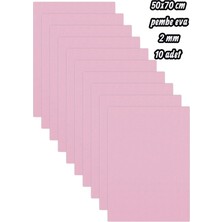 Seyfi Kırtasiye 50X70 cm Pembe Eva 2 mm 10 Adet
