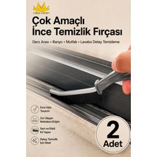 Missclean Çok Amaçlı İnce Temizlik Fırçası 2 Zemin Çizmez Pratik Saklama Çözümü