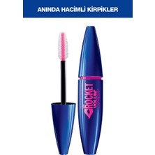 Maybelline New York Volum' Express Rocket Ekstra Siyah Maskara Hacim Verici Kaldırma Etkili Büyük Boy