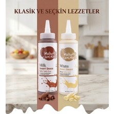 Melwiss Chocolate Melwiss 2'li Sütlü Çikolata- Beyaz Çikolata Sos Paketi