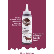 Melwiss Chocolate Bitter Tatlı Sosu 330 Gr- Waffle Krep Pankek Sos