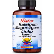 Balen KALSİYUM&MAGNEZYUM&ÇİNKO KAPSÜL 709 MG*90