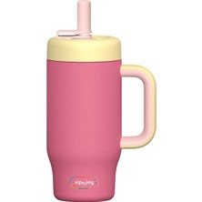 SipnJoy - HandleHug Tumbler | 550 ml - Pembe