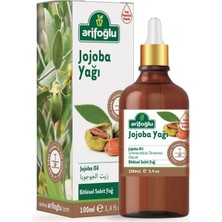 Arifoğlu Jojoba Yağı 100 ml - Unisex Doğal Nemlendirici, Soğuk Preslenmiş Saf Yağ, Cilt ve Saç Bakımı İçin