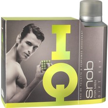 Snob Iq Parfüm ve Deodorant Seti Erkekler İçin 100 ml EDT ve 150 ml Deodorant