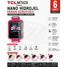 TCL MT42X Uyumlu Akıllı Çocuk Saati Ekran Koruyucu -6 Adet (Saat Degildir)