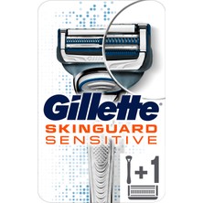 Gillette Skinguard Sensitive Tıraş Makinesi + Yedek Tıraş Bıçağı Hassas Cilt Dostu Ergonomik Tasarım