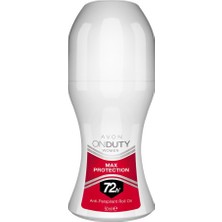 Avon OnDuty Kadın Roll-on Deodorant 50 ml 72 Saat Etkili Terlemeye Karşı Maksimum Koruma