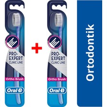 Oral-B Ortodontik Diş Fırçası Yumuşak Kıllar ile Braketler için 2 Adet Erişimi Kolaylaştırır