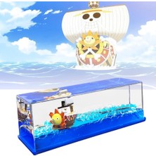 Die Grup Yolcu Gemisi One Piece Fluid Drift Şişe "thousand Sunny" Ship Fluid Drift Bottle, Tek Kutuda Batmayan Tekne, Korsan Gemi Dekorasyonu, Ev, Araba, Vitrinler, Masa Dekorasyonu Için Bir Gemi