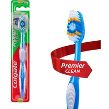 Colgate Premier Clean Diş Fırçası Orta Sertlikte Renkli 1 Adet Aile Kullanımına Uygun