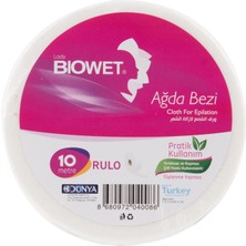 Bioweet Ağda Bezi 10 Metre Pratik Kullanım İçin Rulo Şeklinde Yırtılmaz ve Kopmaz