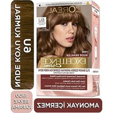 Die Grup L'oreal Paris 6u Nude Koyu Kumral Saç Boyası 1 Adet Pro-Keratin İçeren Zengin Renk Sonucu
