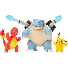 Die Grup Pokemon Aksiyon Figürü Seti, Üçlü Koleksiyon Parçası