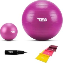 Die Grup Pilates Topu, 20+55 Cm, Pompa ve 3 Lastikle Birlikte