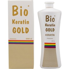 Bio Keratin Gold Büyük Boy 1000 ml Brezilya Fönü Keratini Özellikli Saç Bakım Ürünü