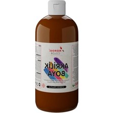 Die Grup Kahverengi Akrilik Boya - 500 gr Sanat Projeleri Için