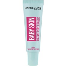 Maybelline New York Baby Skin Gözenek Gizleyici Makyaj Bazı 22 ml SPF'siz Tüm Cilt Tiplerine Uygun Pürüzsüz Etki