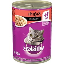 Die Grup Whiskas Sığırlı Konserve Yaş Kedi Maması, 400 G