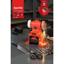 Aprilla ABG-4204 21V Şarjlı Taşlama ve Bileme Makinesi – Çok Amaçlı Kullanım