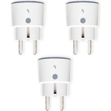 Die Grup Wi-Fi Akıllı Priz, 3'lü Set, 16A Güç Kapasitesi