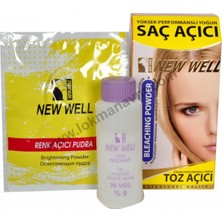 New Well Yüksek Performanslı Yoğun Saç Açıcı Toz 500 g - Profesyonel Kullanım için Hızlı ve Etkili Formül