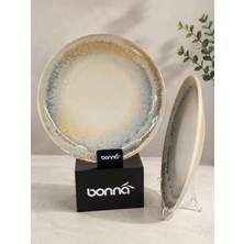 Bonna 2'li Knidos Gourmet Düz Tabak 25 cm Yemek / Servis / Sunum Tabağı
