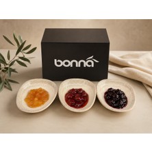 Bonna 3'lü Galata Vago Kase 7,5*9,5 cm Sos/meze/kahvaltı/reçel/aperatif