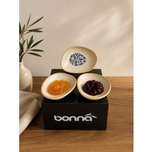 Bonna 3'lü Viento Vago Kase 7,5*9,5 cm Sos/meze/kahvaltı/reçel/aperatif