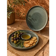 Choice 2'li Hornfels Ripple 26CM Düz Tabak Yemek / Servis / Sunum Tabağı