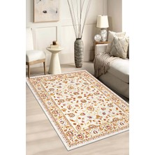 Thalia Home Kaymaz Tabanlı Yıkanabilir Baskılı Mutfak Halısı Halı Yolluk