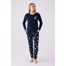 Arnetta 3056 Kadın Every Thing Uzun Kollu Pijama Takım
