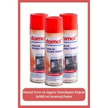 Domol Fırın & Izgara Temizleyici Köpük 500 Ml, (3 Adet)