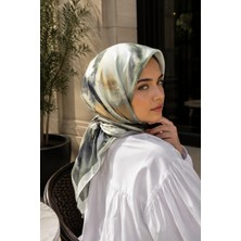 Eys Modern Floral Desen Eşarp Serisi Mint