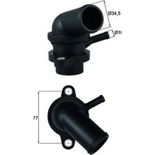 Mahle 107702 Termostat 87°c Chevrolet Aveo Lacettı 03-14 MHB-TI24087D Adettir