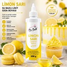 Dr. Gusto Limon Sarı (Lemon Yellow) Su Bazlı Likit Gıda Boyası 250 G