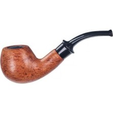Falconetti 9 Mm. Kahverengi Sandalwood Eğimli Sap Ahşap Pipo RD85