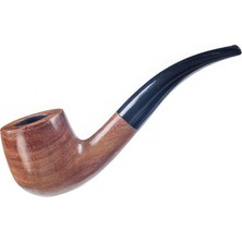 Falconetti 9 Mm. Kahverengi Sandalwood Eğimli Sap Ahşap Pipo RD91