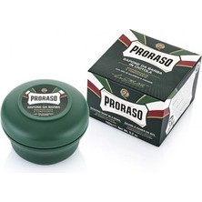 Proraso Eucalyptus Yağı ve Mentollü Tıraş Sabunu - Cildi Nemlendirir, Tahrişten Korur, 150 ml, Yeşil, 1 Adet