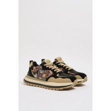 Faruk Balkanas Diablo Model Hakiki Kombinasyonlu Deri Ithal Taban Sneaker Ayakkabı
