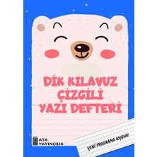Kılavuz Çizgili Yazı Defteri Büyük Boy (Dik Temel Harflerle)
