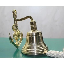Herşey Trend Pirinç Duvara Asmalı Çapalı Çan 6098