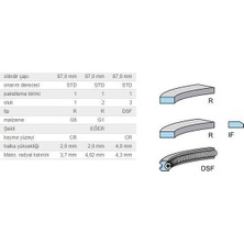 KOLBENSCHMIDT 49854 Segman Seti 87,00MM M.benz OM615 73-96 Fırsat KS-800017210000 Adettir