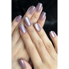Easy Beauty Kedi Gözü Xsmall Beden Kısa Küt 10 Adet Takma Tırnak Seti T133