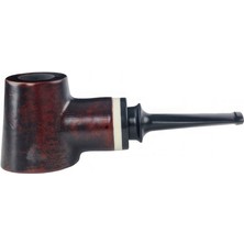 Falconetti 9 Mm. Kırmızı Siyah Sandalwood Düz Sap Ahşap Pipo RD88SY