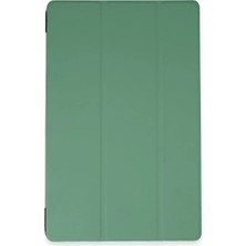 Renas Store Apple Ipad Pro 13 (2024) Kılıf Tablet Smart Kılıf - Koyu Yeşil