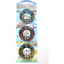 Luord-Store Istanbul Temalı Metal Magnet 3'lü Set ALK2890