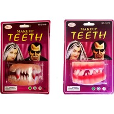 Renas Store Takma Vampir Dişi 2 Adet Vampir ve Seyrek Model
