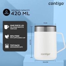 Streeterville Vakumlu Masa Kupasi 420 ml Beyaz