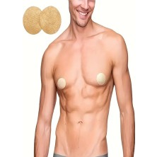 Polybotum Erkekler Için 20 Adet Polyester Görünmez Göğüs Ucu Kapakları